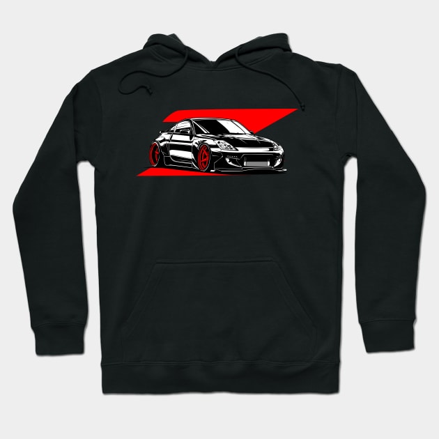 350Z Fairlady JDM Tuning 90s Car Hoodie by Automotive Apparel & Accessoires